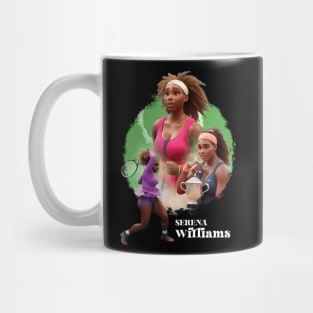 Serena Williams Cartoon Anime Mug